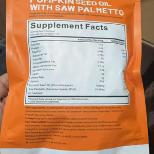 Aurove Pumpkin Seed Oil Softgels