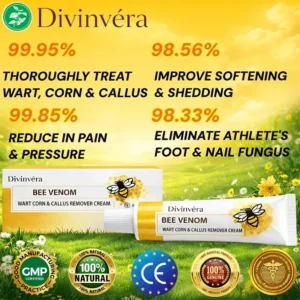 Divinvéra Bee Venom Wart Corn & Callus Remover Cream