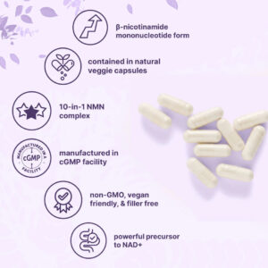 Prime Ingredients NMN β-Nicotinamide Mononucleotide Ultimate 10-in-1 Dietary Supplement