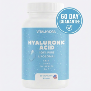 VitalHydra Hyaluronic Acid 100% Pure Liposomal Capsules