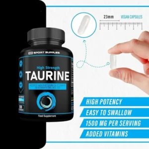High Strength Vitano Taurine - 1,500mg of Pure Taurine