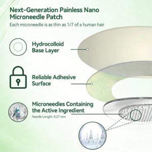 RUDAUO Moringa Berberine NAD+ 10 in 1 Advanced Nano Microneedle Patch