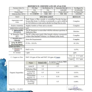 Blissta® USP Grade Methylene Blue 1%