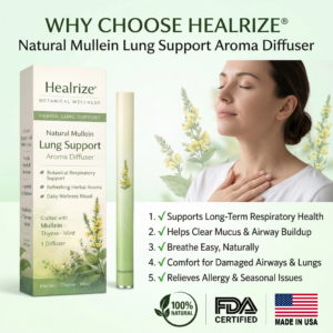 Healrize® Natural Mullein Lung Support Aroma Diffuser