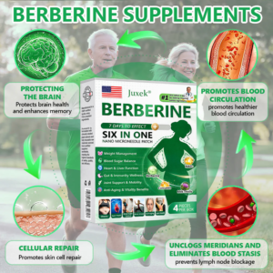 Juxek Berberine 6 in 1 Nano Microneedle Patch