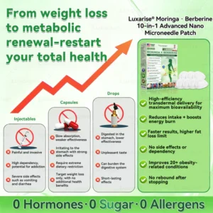 EELHOE Moringa & Berberine 10-IN-1 Advanced Nano Microneedle Patch