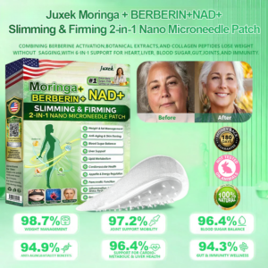 Juxek Moringa Berberine NAD+ 10-in-1 Advanced Nano Microneedle Patch