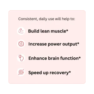 Burst Creatine Gummies Strawberry Fruit Punch