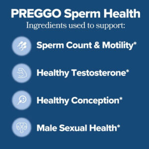 PREGGO Sperm Health Men's Support Capsules