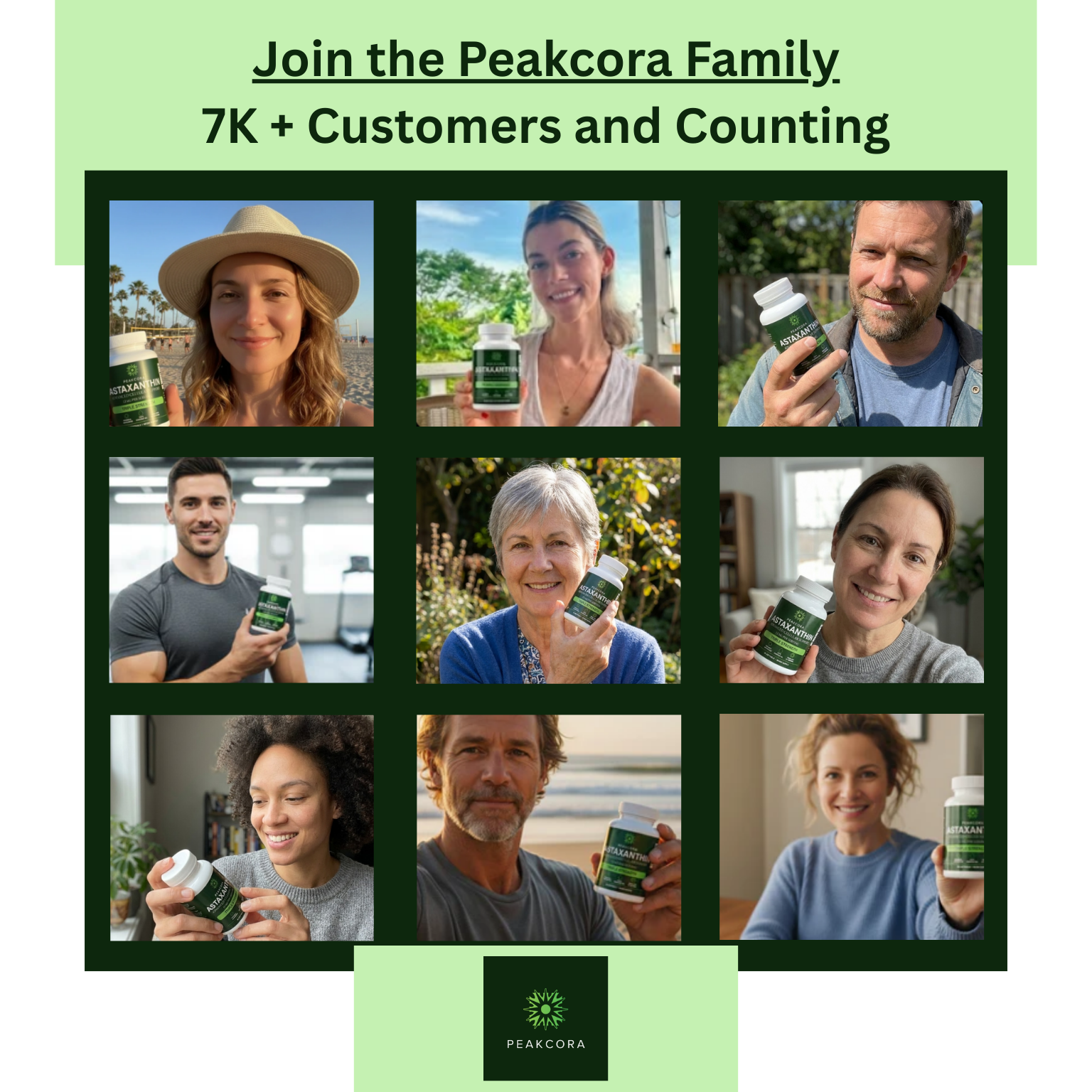 Peakcora Astaxanthin Advanced Cellular Support