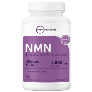 Prime Ingredients NMN β-Nicotinamide Mononucleotide Ultimate 10-in-1 Dietary Supplement