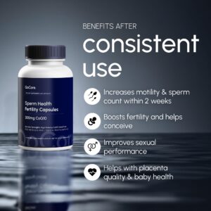 QoCore Sperm Health Fertility Capsules | 300mg