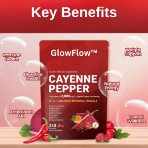 GlowFlow™ Cayenne Pepper Softgels
