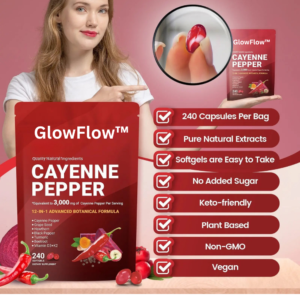 GlowFlow™ Cayenne Pepper Softgels