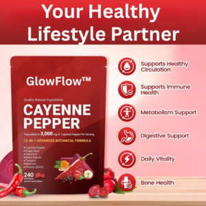 GlowFlow™ Cayenne Pepper Softgels