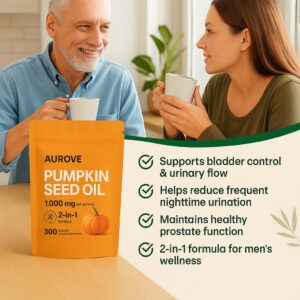 Aurove Pumpkin Seed Oil Softgels
