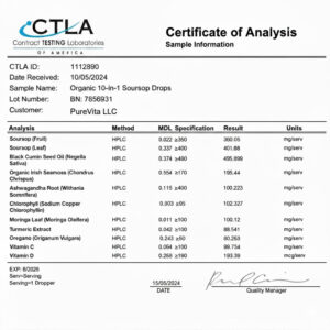 PureVita™ 10-in-1 Soursop Extract Drops