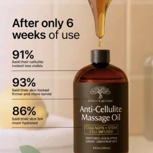 Birch & Bloom Anti-Cellulite Massage Oil Collagen + Stem Cell Infused