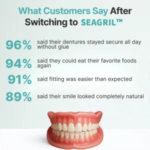 SEAGRIL™ Custom-Fit Full Functional Dentures Make you more confident-Made in the USA