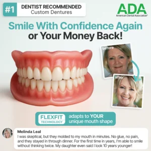 SEAGRIL™ Custom-Fit Full Functional Dentures Make you more confident-Made in the USA