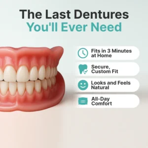 Yagoo® Custom-Fit Full Functional Dentures Make you more confident