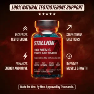 STALLION FOR MEN’S POWER AND HEALTH DIETARY SUPPLEMENT