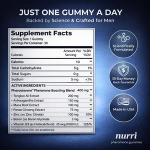 Nurri Men's Pheromone gummies