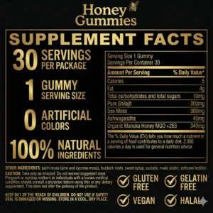 Honey Gummies™ Vitality Booster