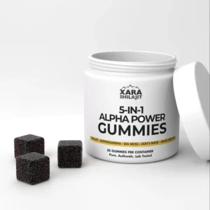Xara Shilajit 5-in-1 Alpha Wellness Gummies