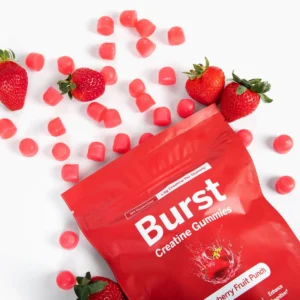 Burst Creatine Gummies Strawberry Fruit Punch