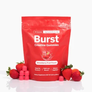 Burst Creatine Gummies Strawberry Fruit Punch