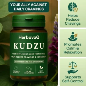 HerbavaQ KUDZU Food Supplement helps reduce cravings