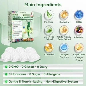 Opuasdga Moringa X Berberine Nano Microneedle Patch