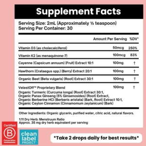 VelestOff Nutrition Blood Pressure Cleanse Liquid Drops