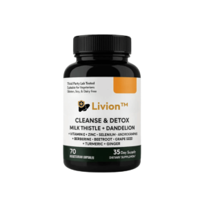 Livion Cleanse & Detox Milk Thistle + Dandelion