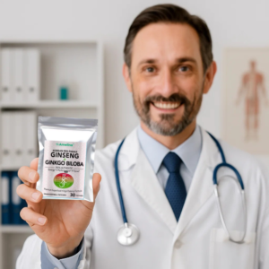 Amelina™ KOREAN RED PANAX GINSENG + GINKGO BILOBA Transdermal Patches 30 Patches