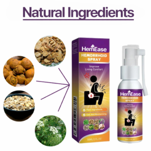 HemEase Hemorrhoid Spray Plant Ingredients