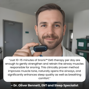 Snorix™ Intelligent EMS Anti-Snoring Device