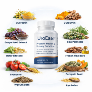UroEase Prostate Health & Urinary Function Supplement