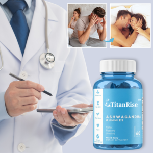 TitanRise ASHWAGANDHA GUMMIES Relax Restore Unwind Mixed Berry 60 GUMMIES