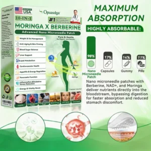 Opuasdga Moringa X Berberine Nano Microneedle Patch