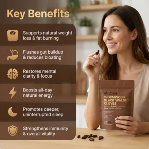 Aviora Wormwood Black Walnut Cloves 18-in-1 Premium Complex