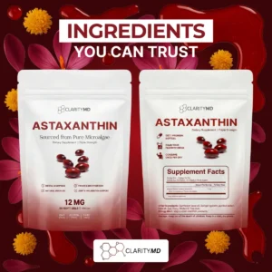 CLARITYMD Astaxanthin Triple Strength Microalgae