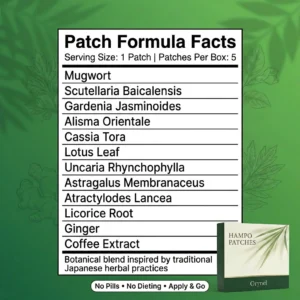 Orynel Japanese Hampo Patches