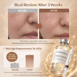 Celestvéra Silk Peptide Lifting Serum Gold Threads