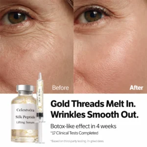 Celestvéra Silk Peptide Lifting Serum Gold Threads