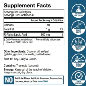 Velora R-Alpha Lipoic Acid Softgel
