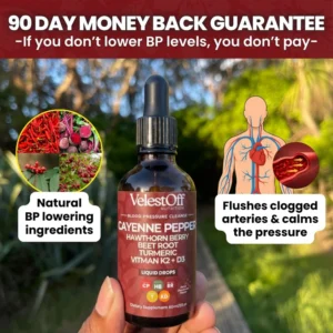 VelestOff Nutrition Blood Pressure Cleanse Liquid Drops