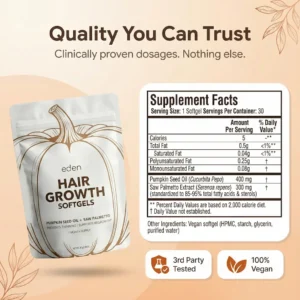 Eden Hair Growth Softgels