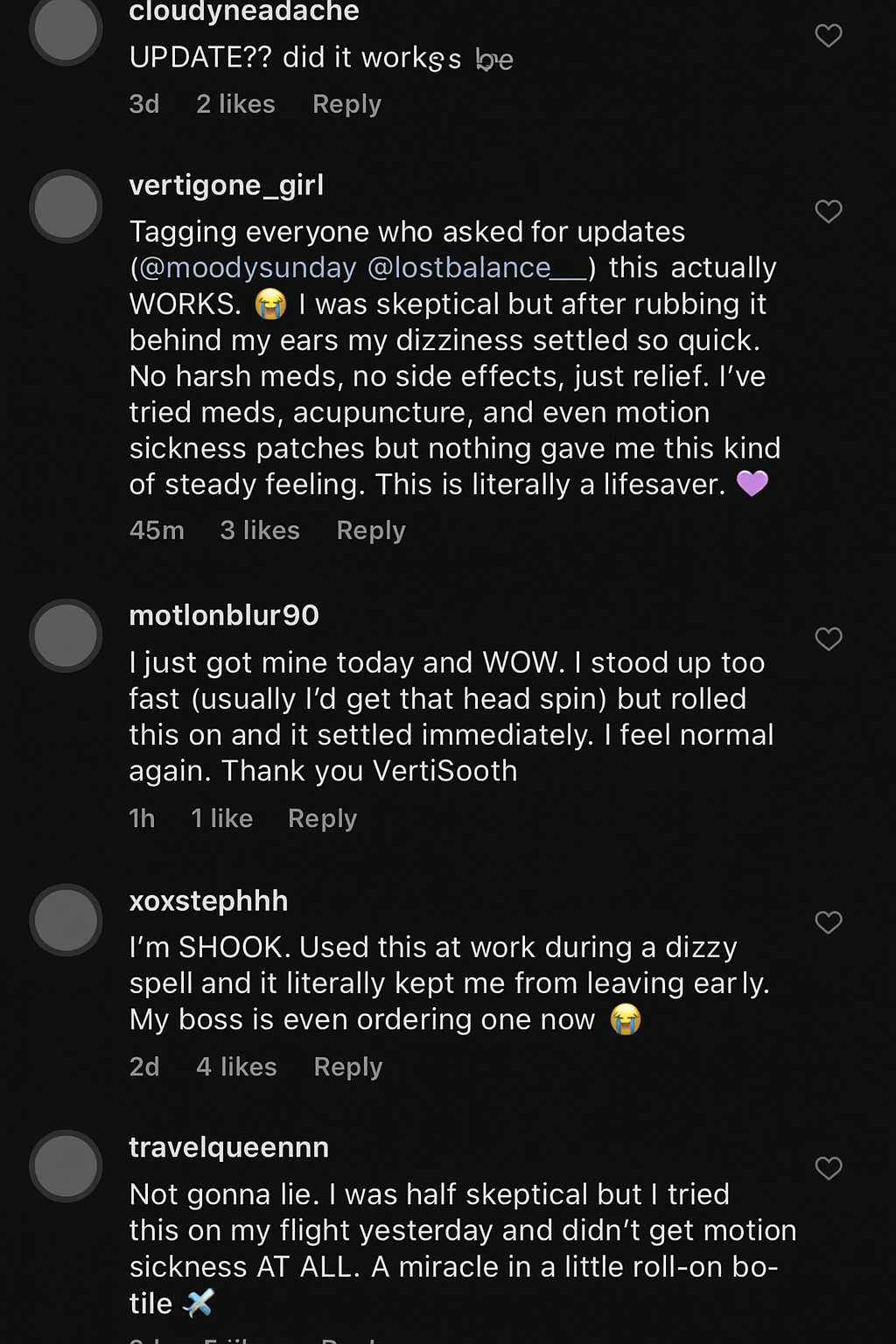 VertiSooth™ Anti-Dizzy Roll-On